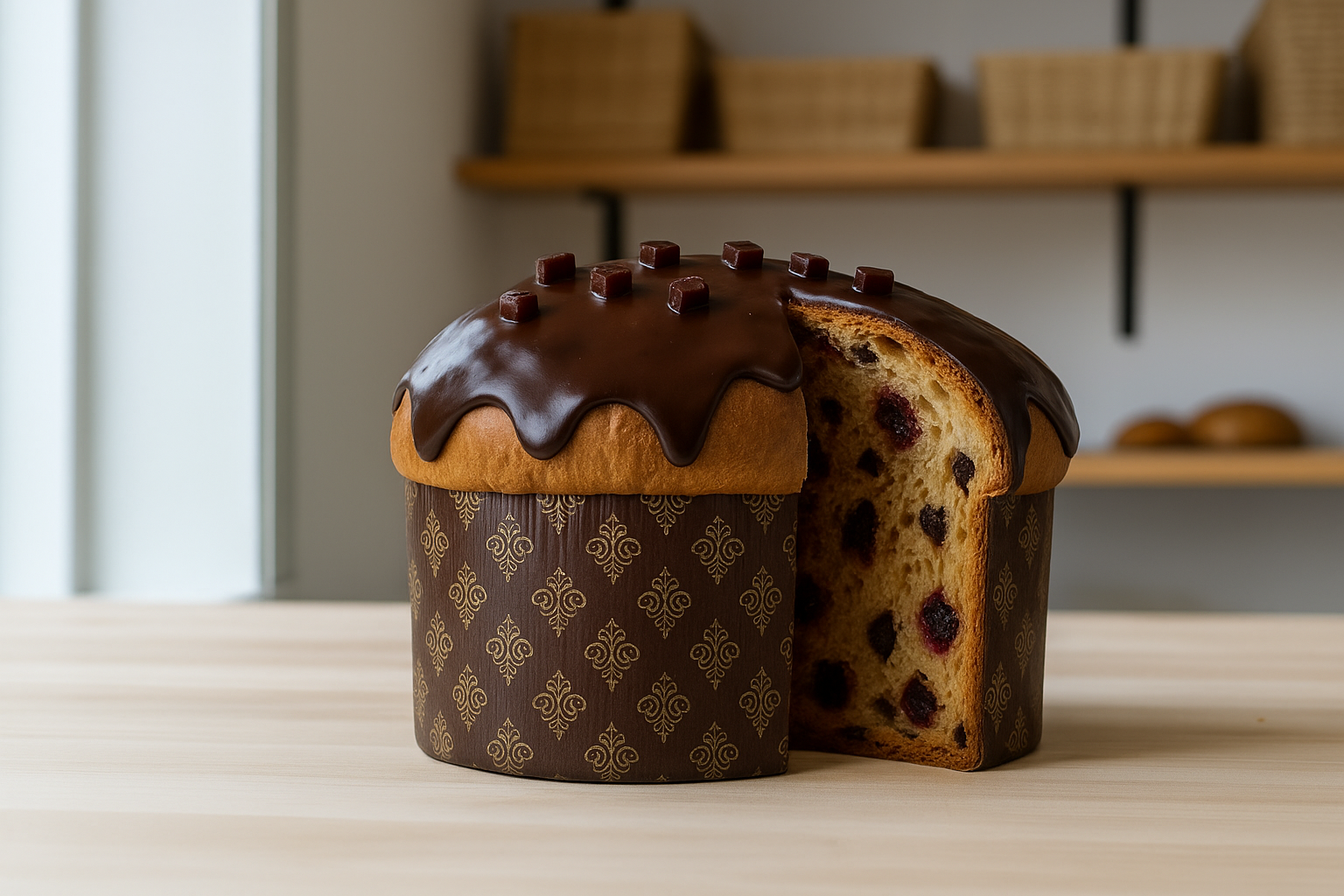 Panettone  cioccolato e amarena